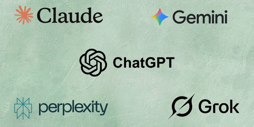 IMAGE SHOWN AS Best AI Tools & Platforms of 2025: ChatGPT, Gemini, Claude