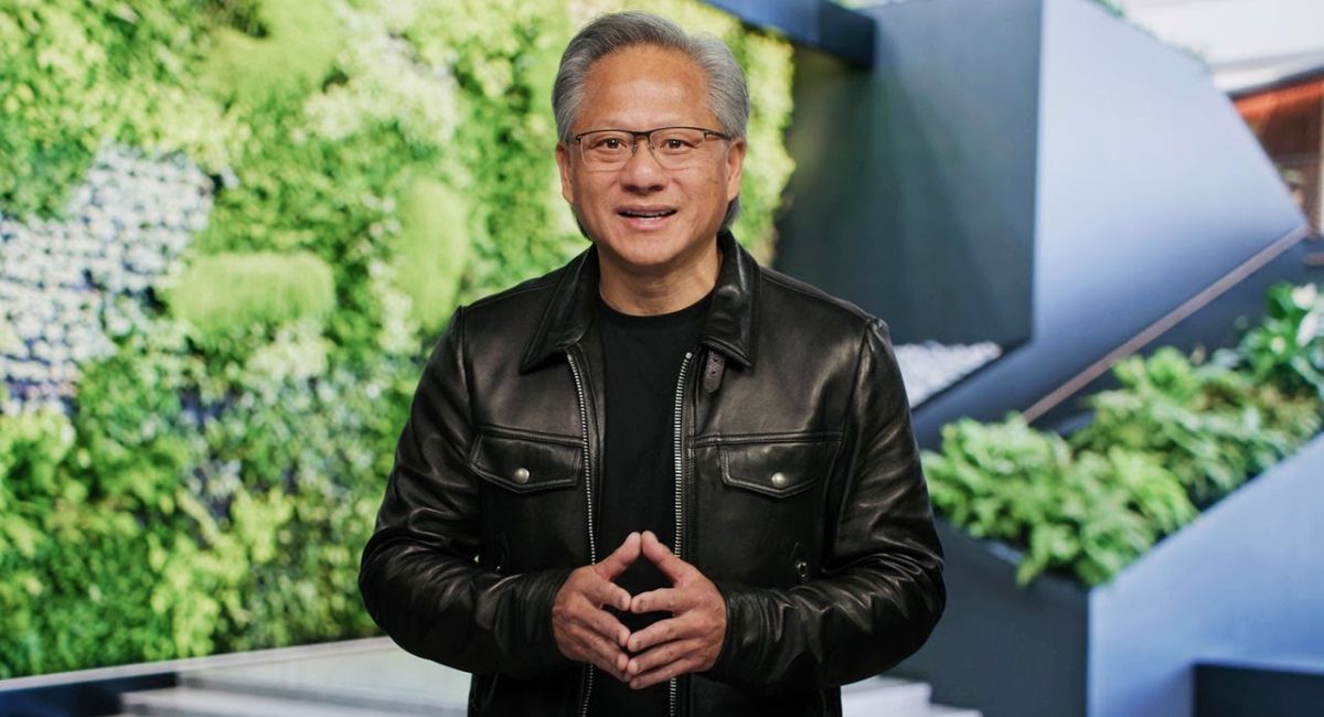 Image shown as the NVIDIA CEO Jensen Huang