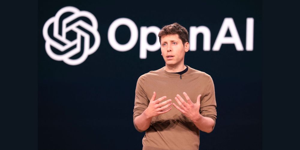 image shown as Sam Altman Open ai founder