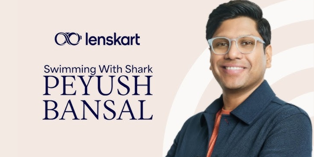 Image shown as the founder of Lenskart Peyush Bansal