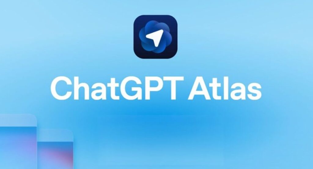 Image shown as the newly launch ChatGPT Atlas
