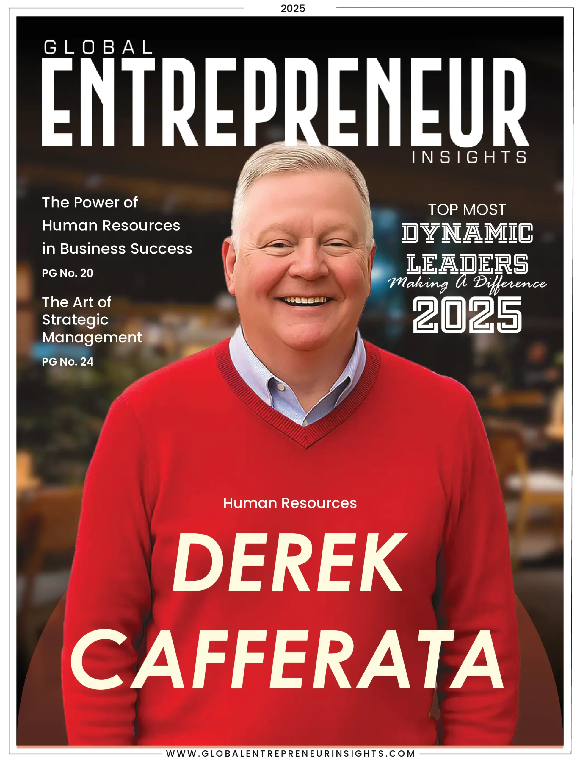 Derek Cafferata as Most Empowering Business Leaders to Watch in 2026