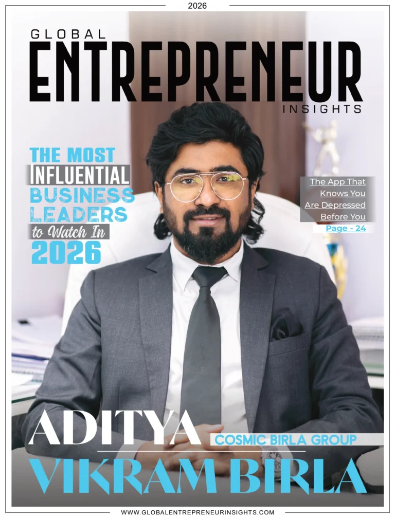 Aditya Vikram Birla featured on the cover of Global Entrepreneur Insights as one of the Most Influential Business Leaders to Watch in 2026.