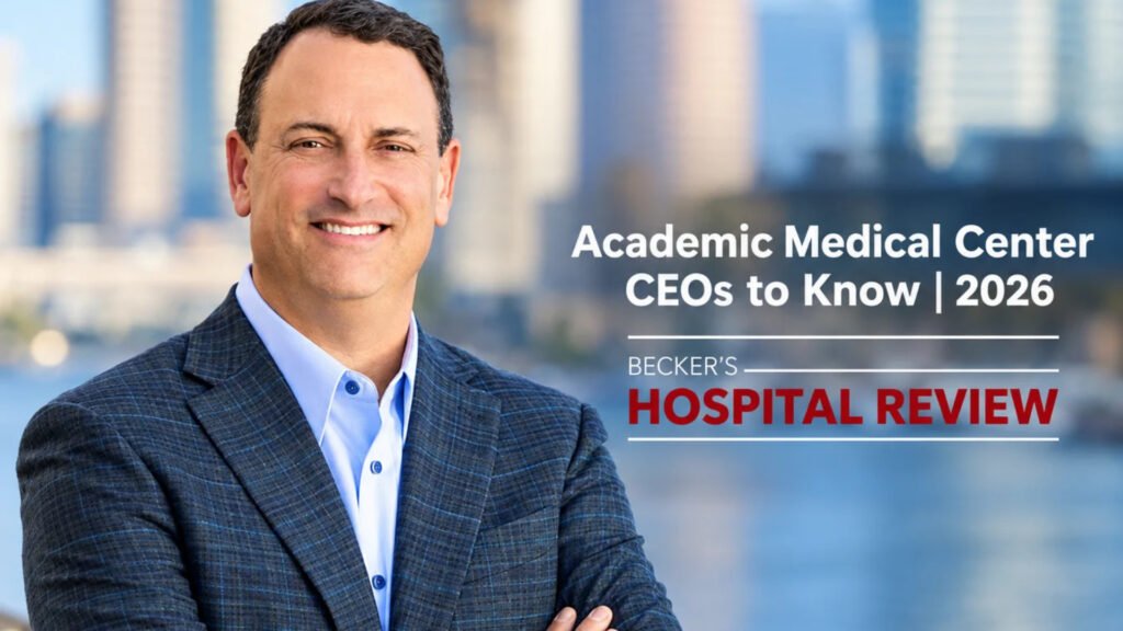 John Couris President and CEO of Tampa General Hospital hospital leadership